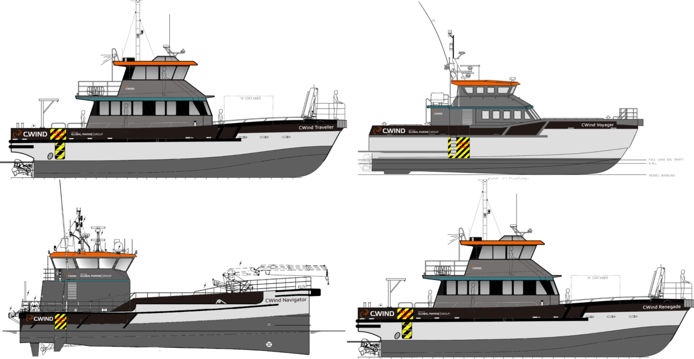 Crew Transfer Vessel Charter & Wind Farm Boat Hire | Services | CWind