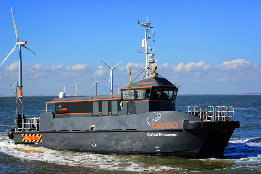 Crew Transfer Vessel Charter & Wind Farm Boat Hire | Services | CWind